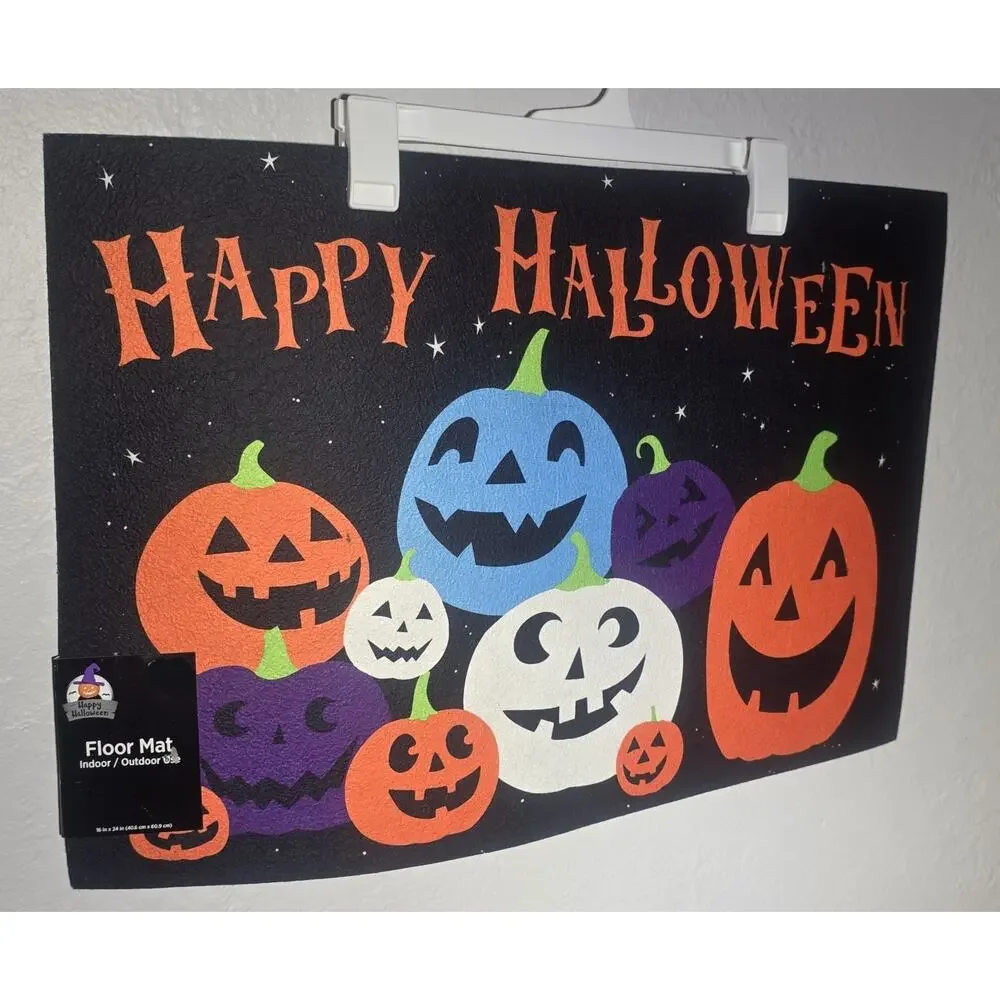 Indoor/Outdoor Happy Halloween Pumpkins 16